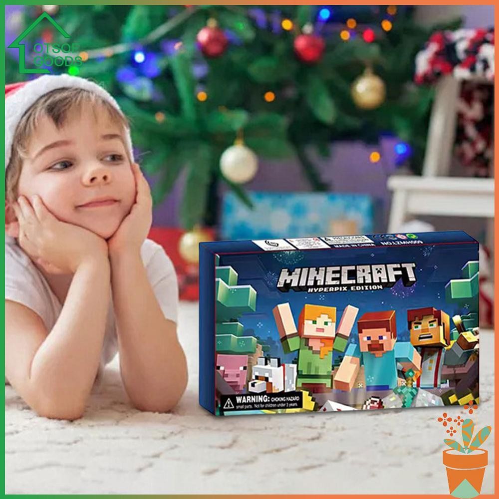 lotsofgoods Christmas 24 Days Cartoon Toys Countdown Calendar Dolls ...