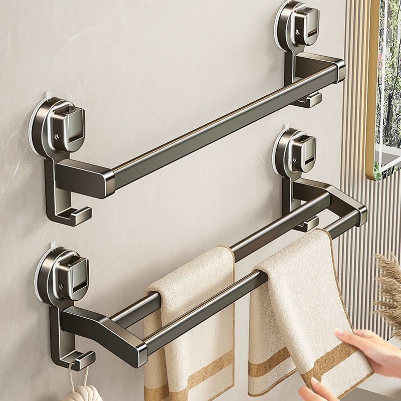 Suction Cup Towel Holder, No Drilling Towel Bar Holder, Wall Mounted ...