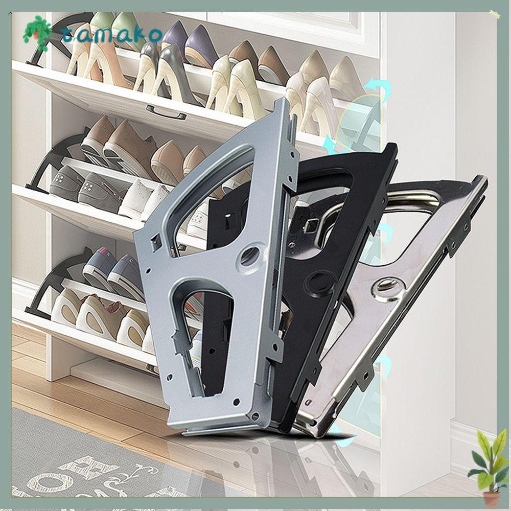 TAMAKO Furniture Hinge Movable Flip Plate Frame Accessories Shoes Rack ...