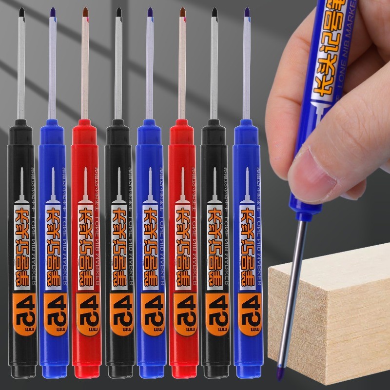 45mm Deep Hole Markers Pen - Long Head Markers Pen - Woodworking ...