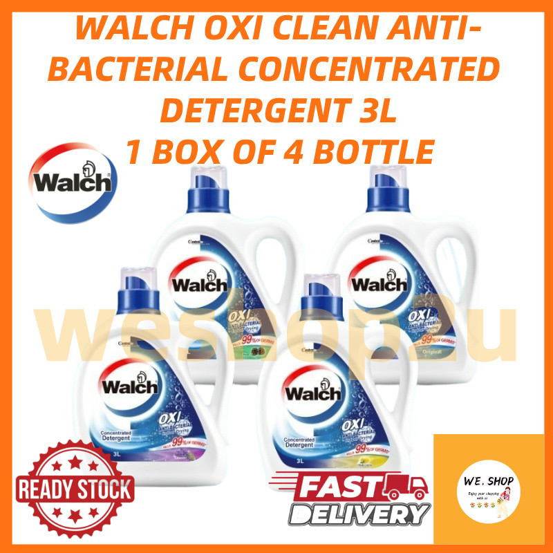 READY STOCK!!! Walch OXI Clean Anti-Bacterial Concentrated Detergent 3L ...