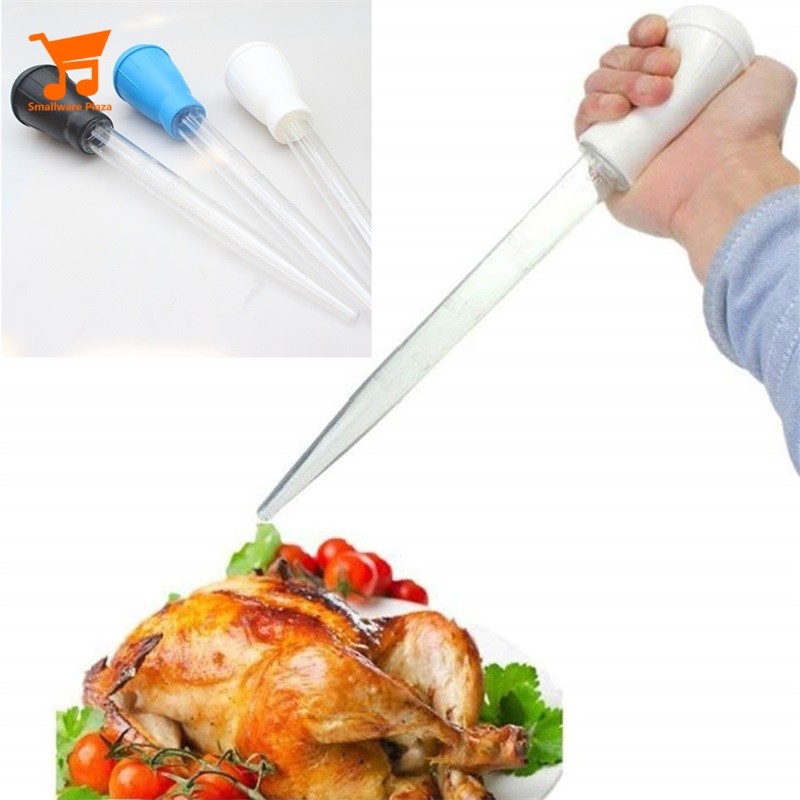 NEW Turkey Meat Chicken Baster BBQ Oven Cooking Dropper Tube Pump ...