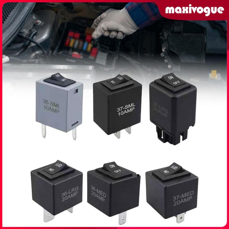 [MaxivogueMY] 6x Relay Bypass Switch Spare Parts Equipment Automotive