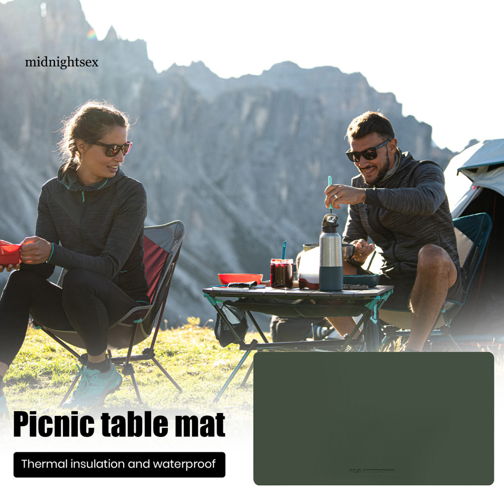 MID- Camping Table Mat Dining Table Mat Foldable Picnic Table Mat Heat ...