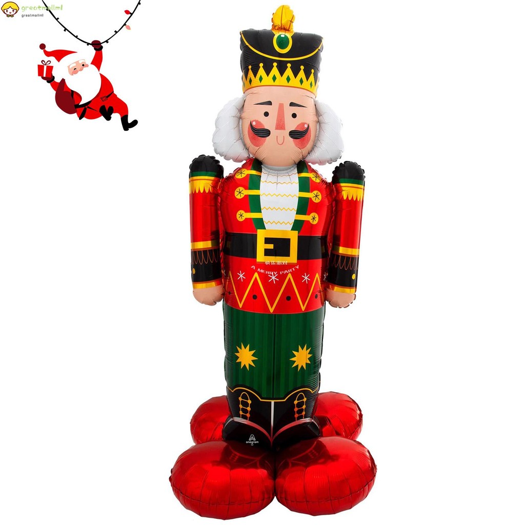 Christmas Gaint Nutcracker Soldier Foil Balloon Nutcracker Themed Foil ...