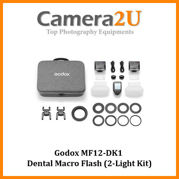 Godox MF-DD Softbox Diffusore Per Flash Dentale MF12-DK1 – Per Macro Fotografia, Bianco