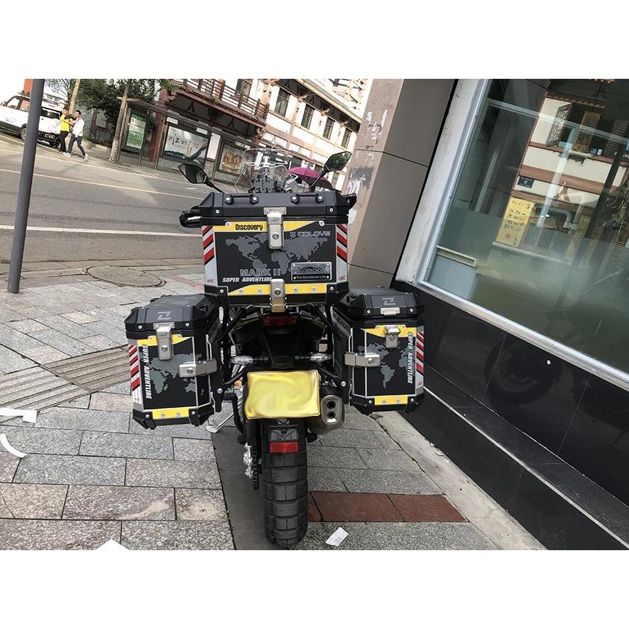 Car Styling and Decals Motorcycle Racing Side Box Tail Box Decorate ...