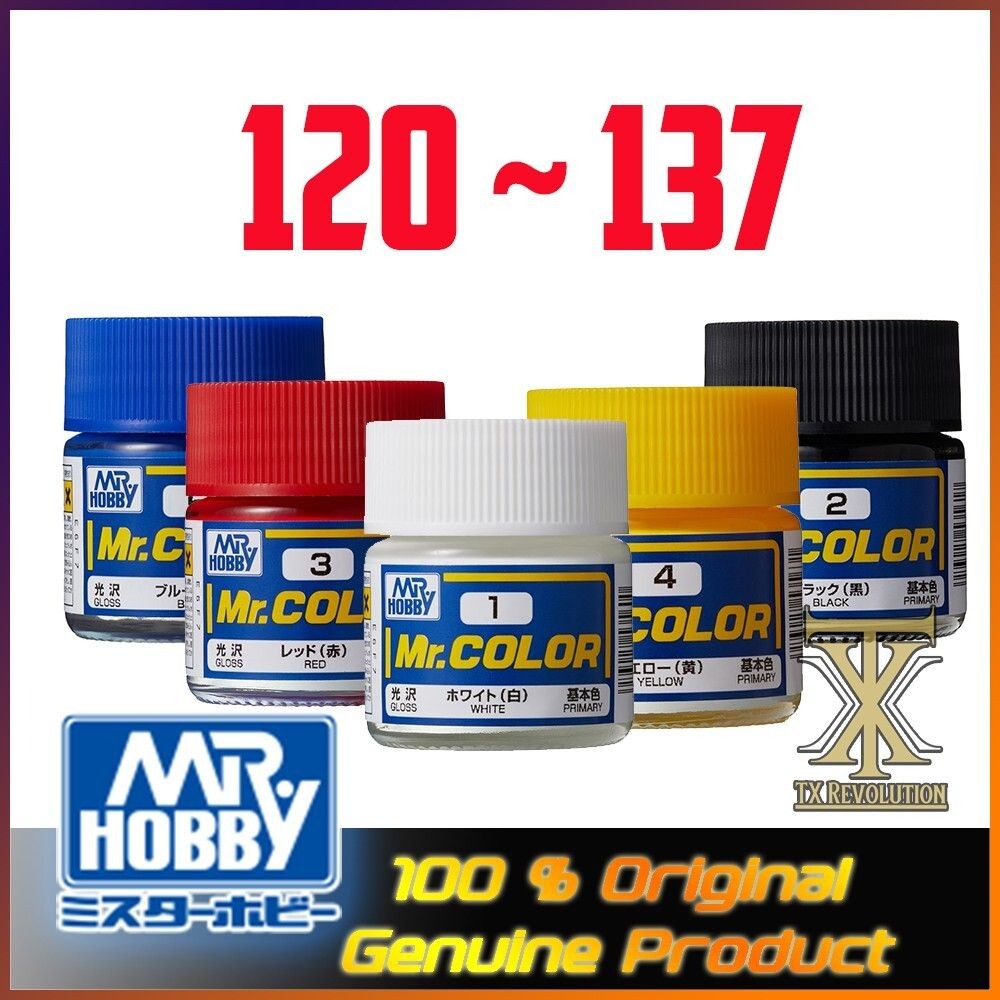 MR COLOR PAINT C120~C137 MR HOBBY GUNDAM ACRYLIC LACQUER | Shopee Malaysia