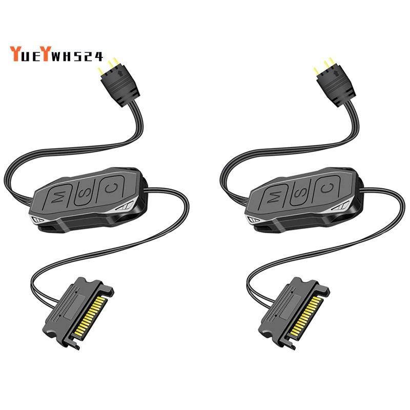 RGB Sync Controller SATA Mini RGB Controller 3PIN Hub forComputer Cpu ...