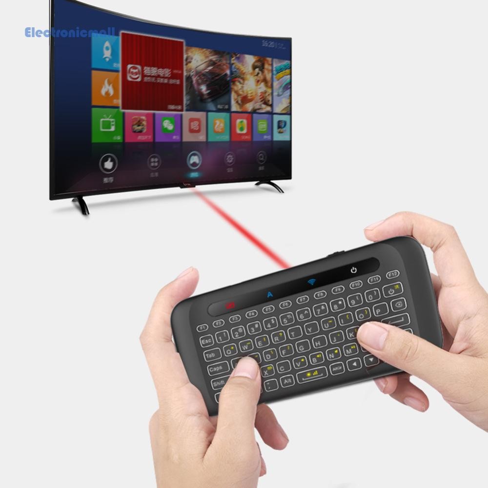 2.4GHz Wireless Keyboard IR Leaning Remote Control Touch Screen ...