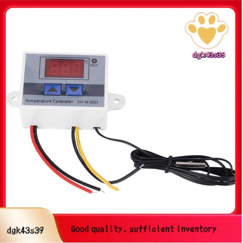 Contrôleur De Température Numérique LED – 12V/24V/220V – Avec Sonde – Pour Frigo, Serre, Aquarium