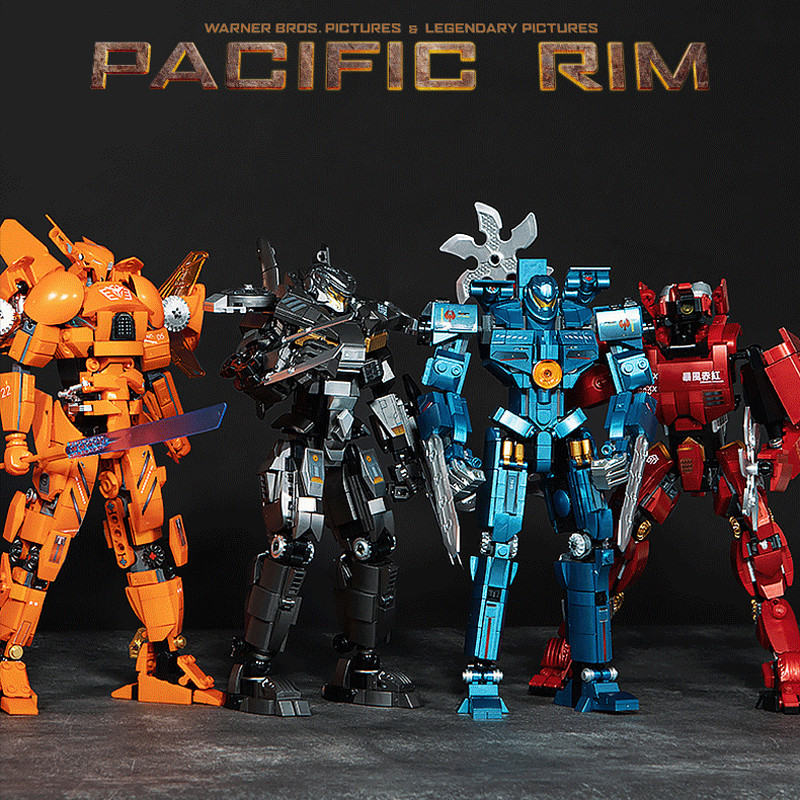 Pacific Rim Mech Model Building Blocks Toy Assembly Particle Boys And ...