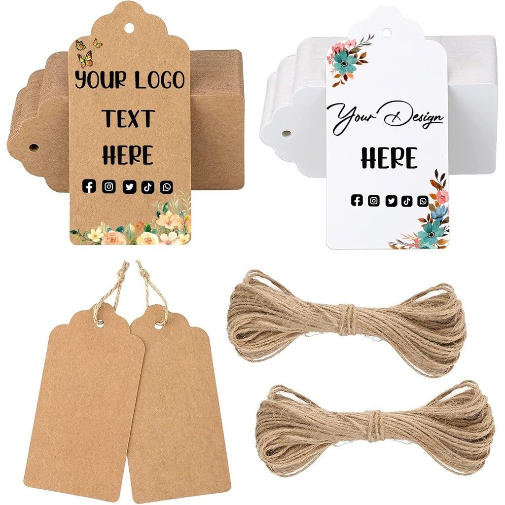 150 Custom Kraft Paper Thank You Stickers – Personalized Labels For Jars, Gifts & Branding (Heart Shape & More) - View #13