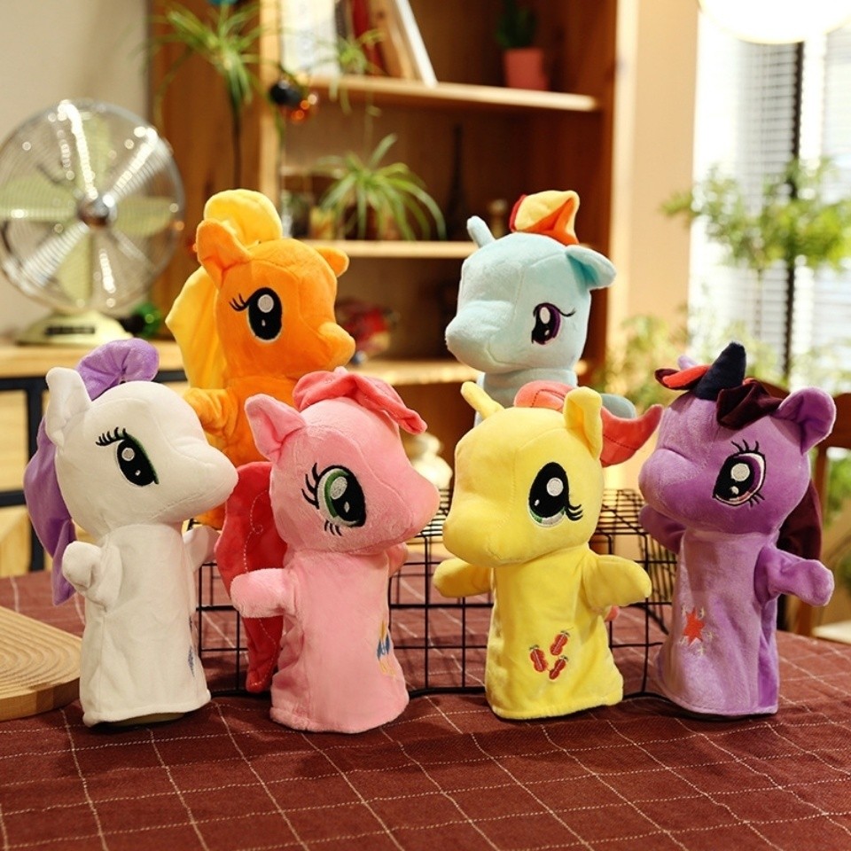 My Little Pony Hand Puppet Cute Cartoon Panda Parent-Child Early ...
