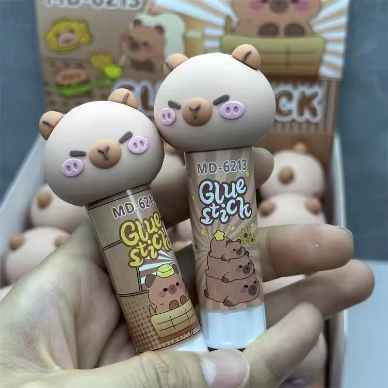 Creative Capybara Shape Solid Glue Stick Strong Adhesives High ...