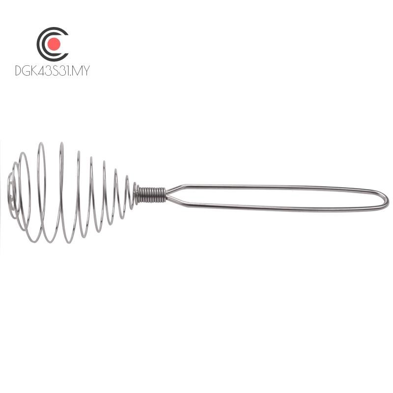 Spring Coil Wire Whisk Hand Mixer Blender Egg Beater Stainless Steel ...