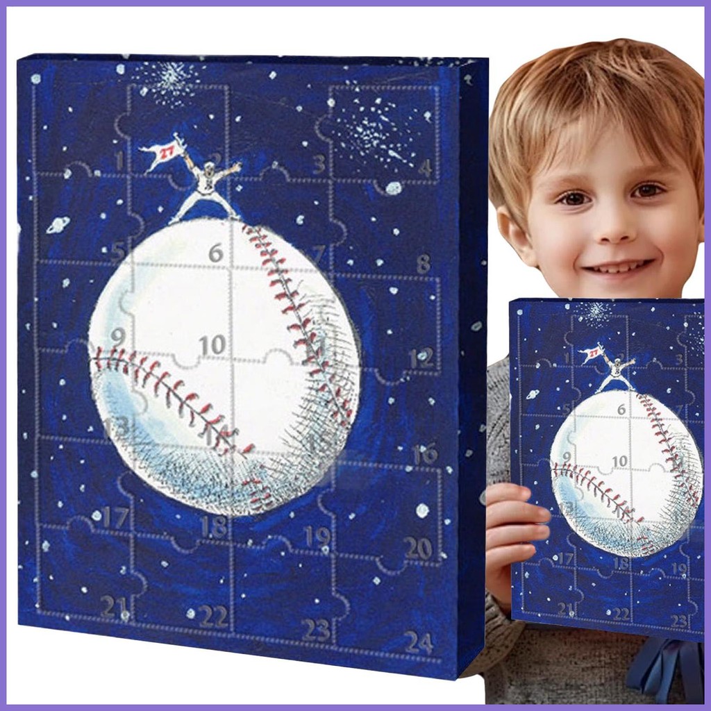 Christmas Baseball Countdown Calendar 24 Days Advent Calendars