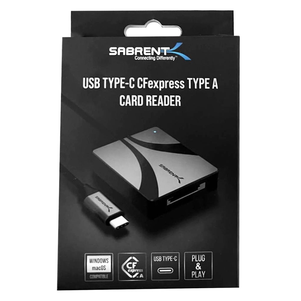 Sabrent USB-C 3.2 Gen 2 CFexpress Type A Card Reader (CR-CFXA) - for PC ...