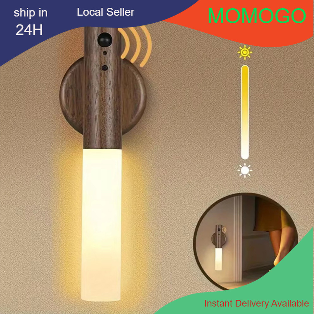 Multifunctional Magnetic Auto LED Night Light Wireless Type-C ...