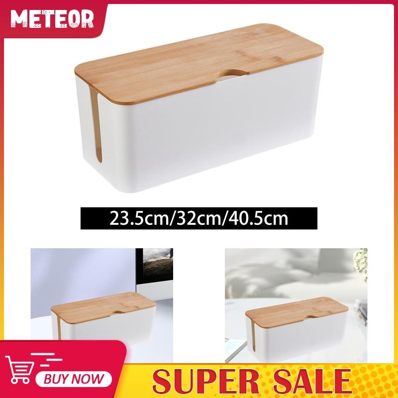 [meteorMY] Cable Management Box Cable Cord Organizer Hider Portable ...