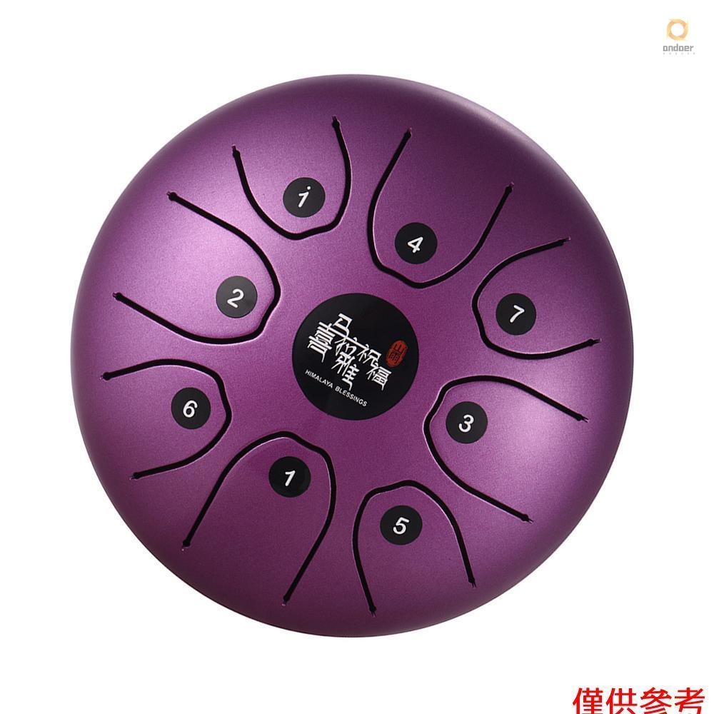 5.5 Inch Mini 8-Tone Steel Tongue Drum C Key Percussion Instrument ...