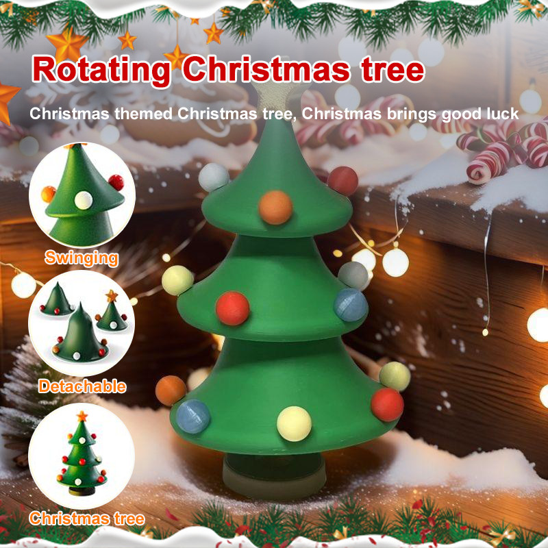 [Automatic Dancing Create Festive Atmosphere] Desktop Christmas Tree ...