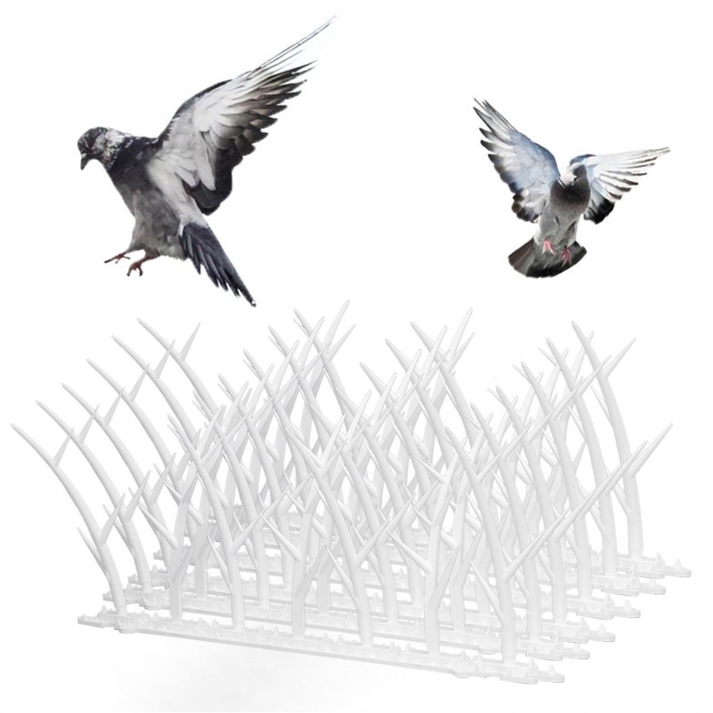Kkala 30cm Bird Deterrent Spikes Plastic Repellent for Fence Roof ...