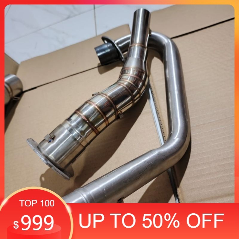 ^ (high Mount) Big Elbow Stainless pipe Raider 150 Carb Raider 150 Fi ...
