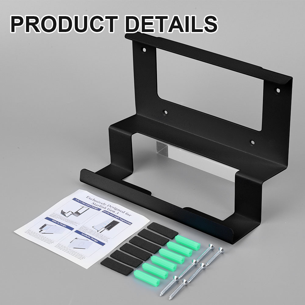 For Starlink Gen 3 Router Mount 2 in 1 Router Wall Mount and Power ...