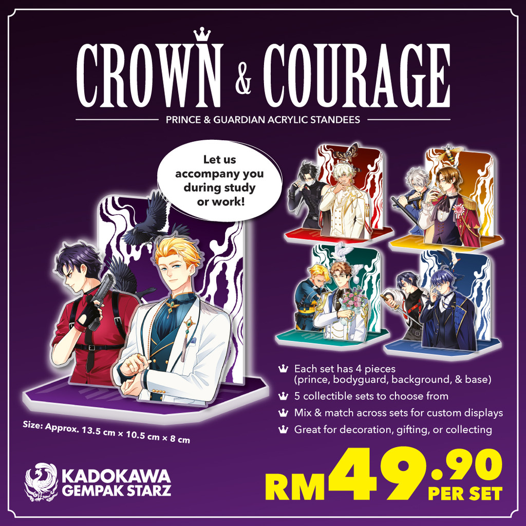 Crown & Courage: Prince & Guardian Acrylic Standee | Shopee Malaysia