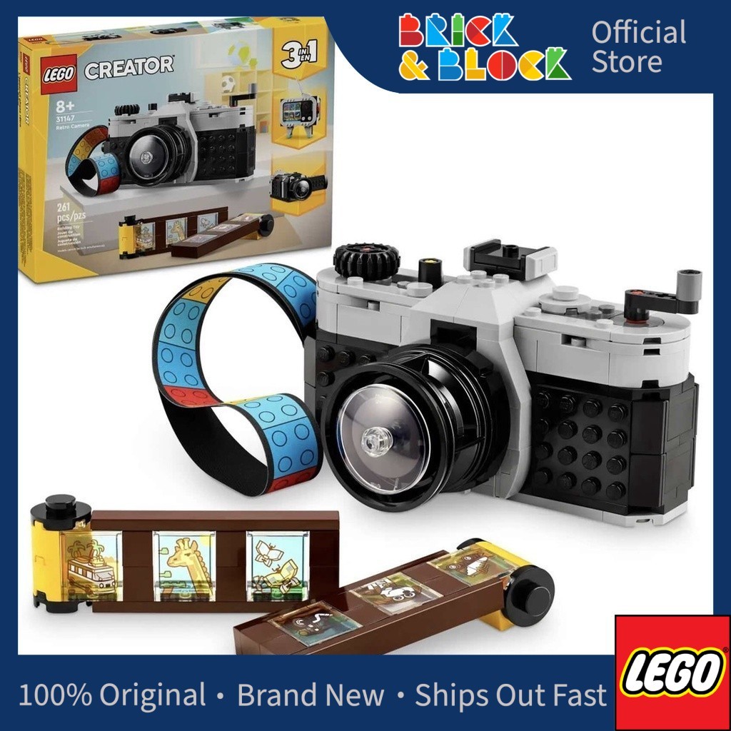 LEGO 31147 Retro Camera | LEGO Creator 3-in-1 | Kamera Retro | Shopee ...