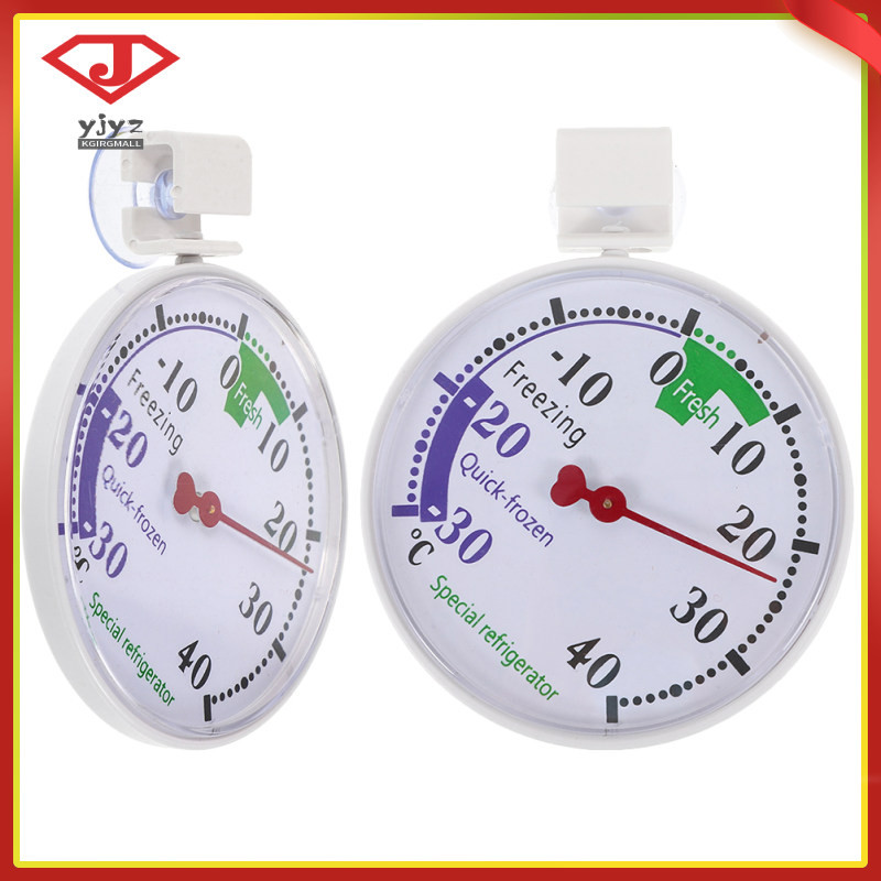 2 Pcs Refrigeration Thermometer Refrigerator Freezer Temperature ...