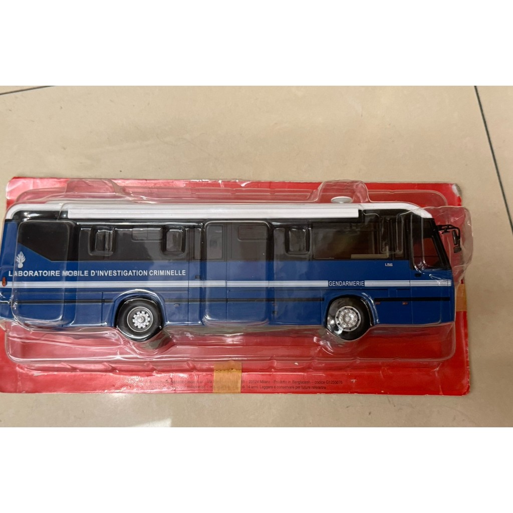 [Ready Stock] 1: 43 Police Car Bus, lohr L96 IRcon, deagostini OEM ...
