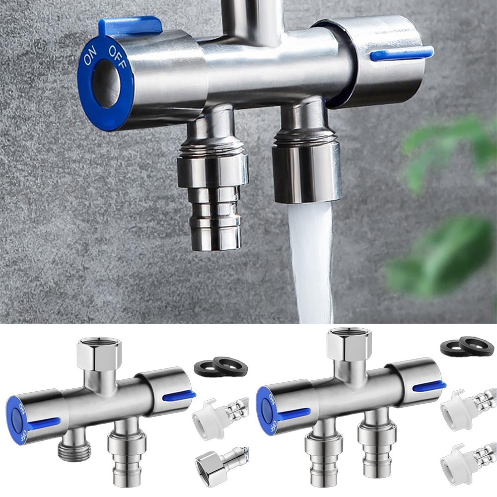 [LUMY]Washing Machine Water Diverter Valve Three-Way Double Control ...