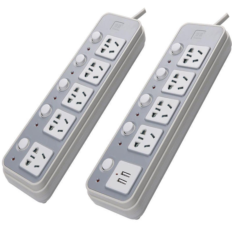 Round Hole Pure Copper Socket Socket Strip with Line Multi-Function ...