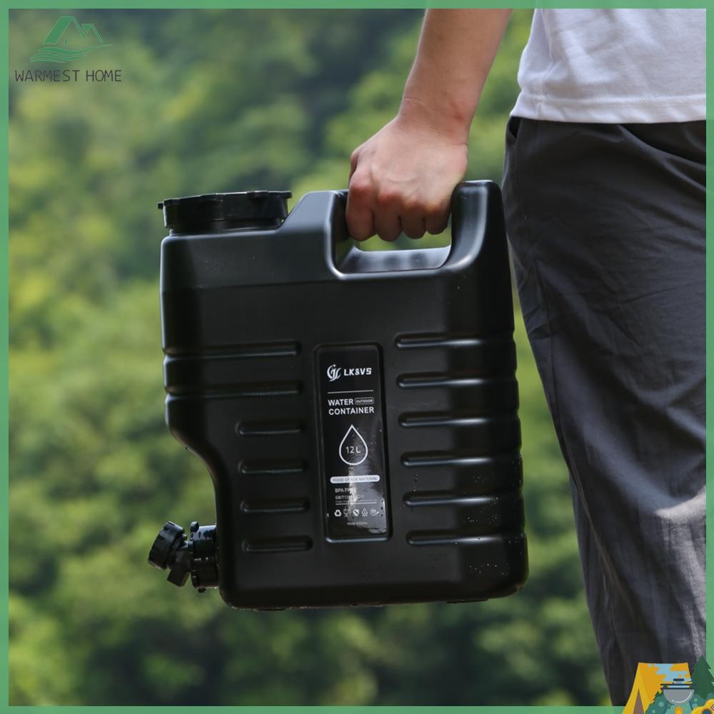 {Warm} 12L Water Storage Container with Faucet Drinking Water Bucket ...