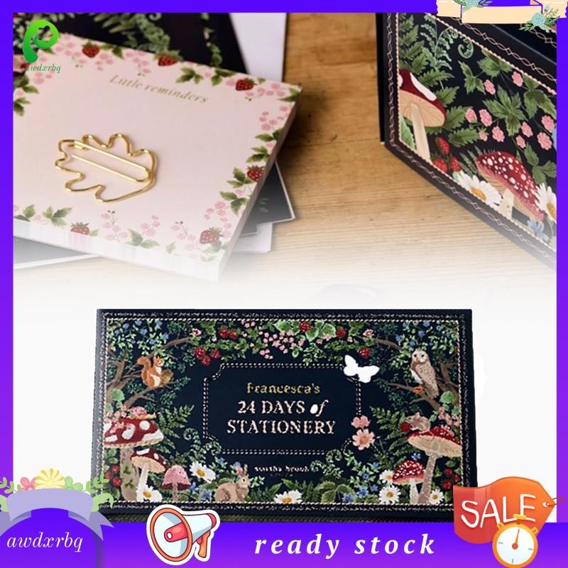 [awdxrbq] Stationery Advent Calendar 2024, Christmas Countdown Ultimate