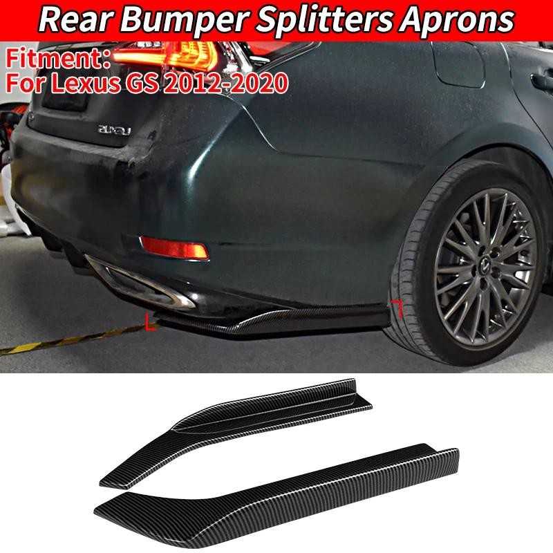 For Lexus GS 2012-2020 Car Rear Bumper Splitters Aprons Trunk Lip ...