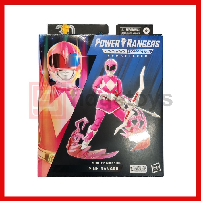 Hasbro Power Rangers Lightning Remastered Mighty Morphin Pink Ranger ...