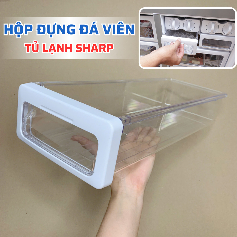 Standard SHARP Refrigerator Ice Cube Box According to Cabinet | Shopee ...