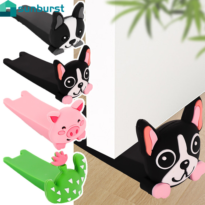Cute Cartoon Removeable Doorstopper - Reusable Dog Pig Shaped Gate ...