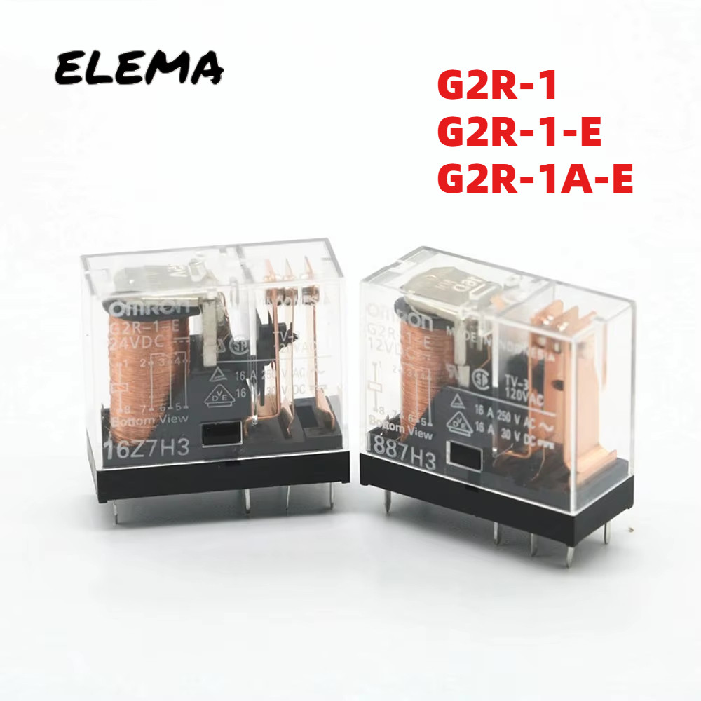 OmRon Relay G2R-1-5VDC G2R-1-E-24VDC G2R-1A-E-12VDC Relay 5/6/8Pin 10A ...