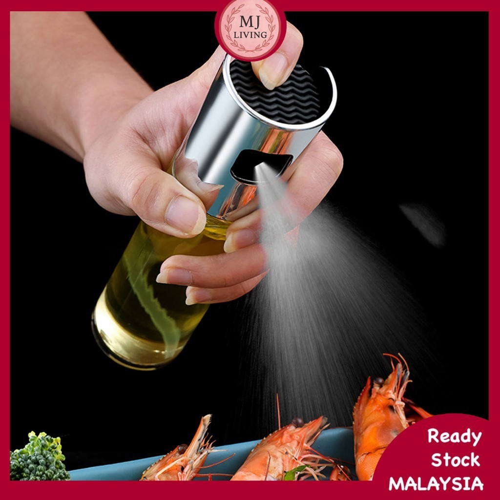 Oil Spray Bottle Kitchen Condiment Dispenser Mist Sprayer Tool Olive ...