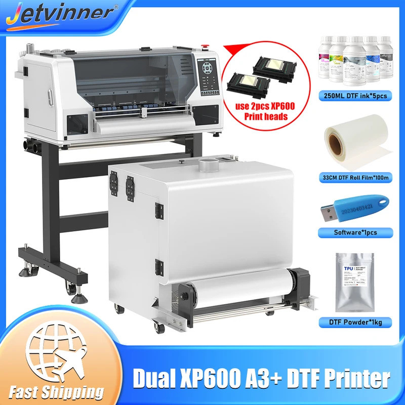 A3+ DTF Printer For Epson Dual XP600 Prinnt heads Direct to Film ...