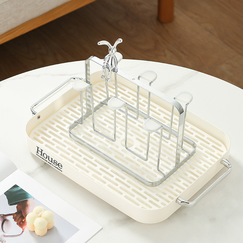 Creative Cup Holder Light Luxury Glass Drain Rack Household Water Cup ...