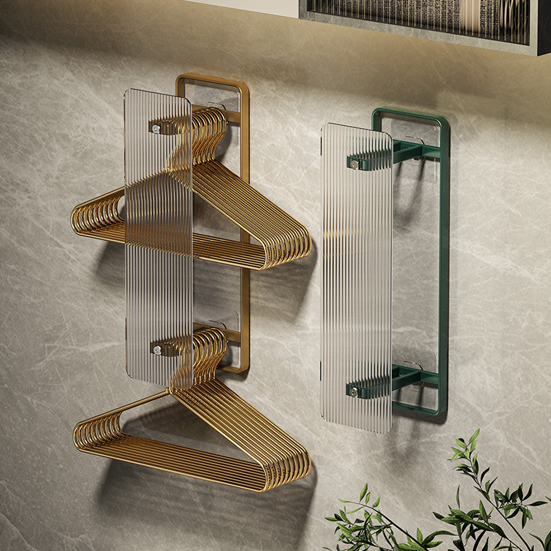 Perforation-free Acrylic Hanger Storage Rack Balcony Drying Rack Clip ...