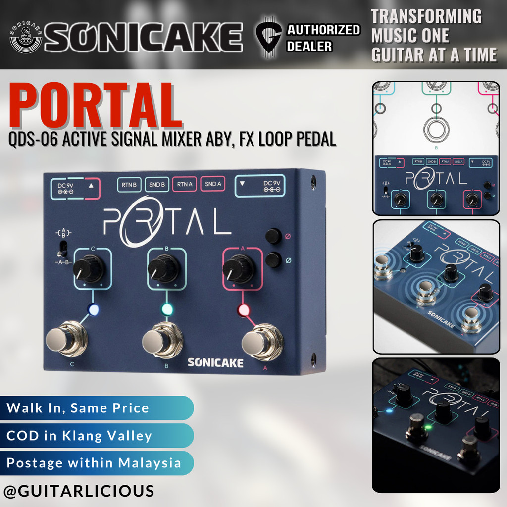 Sonicake QDS-06 Portal Active Signal Mixer Analog Line Selector ABY and ...