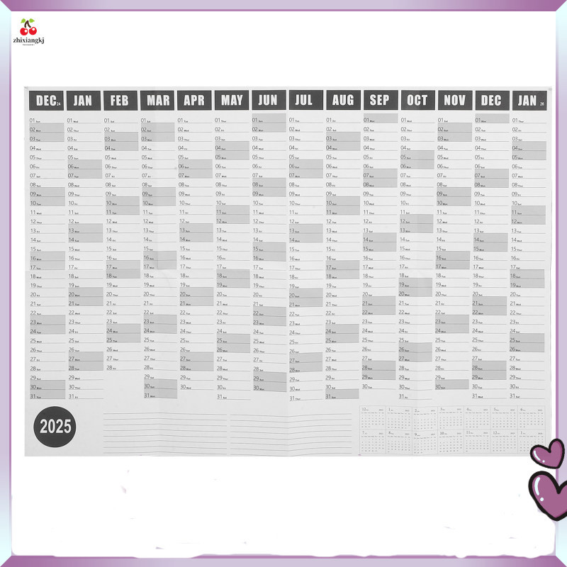 Clock to Do Planner 2025 Wall Calendar Calendars Desktop Daily Schedule