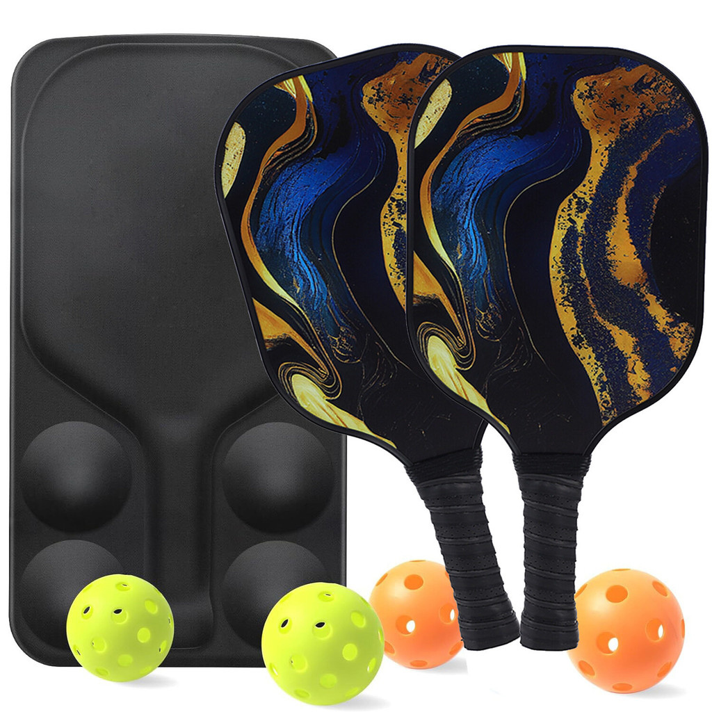 Pickleball Paddles, USAPA Approved Fiberglass Surface Pickleball Set ...