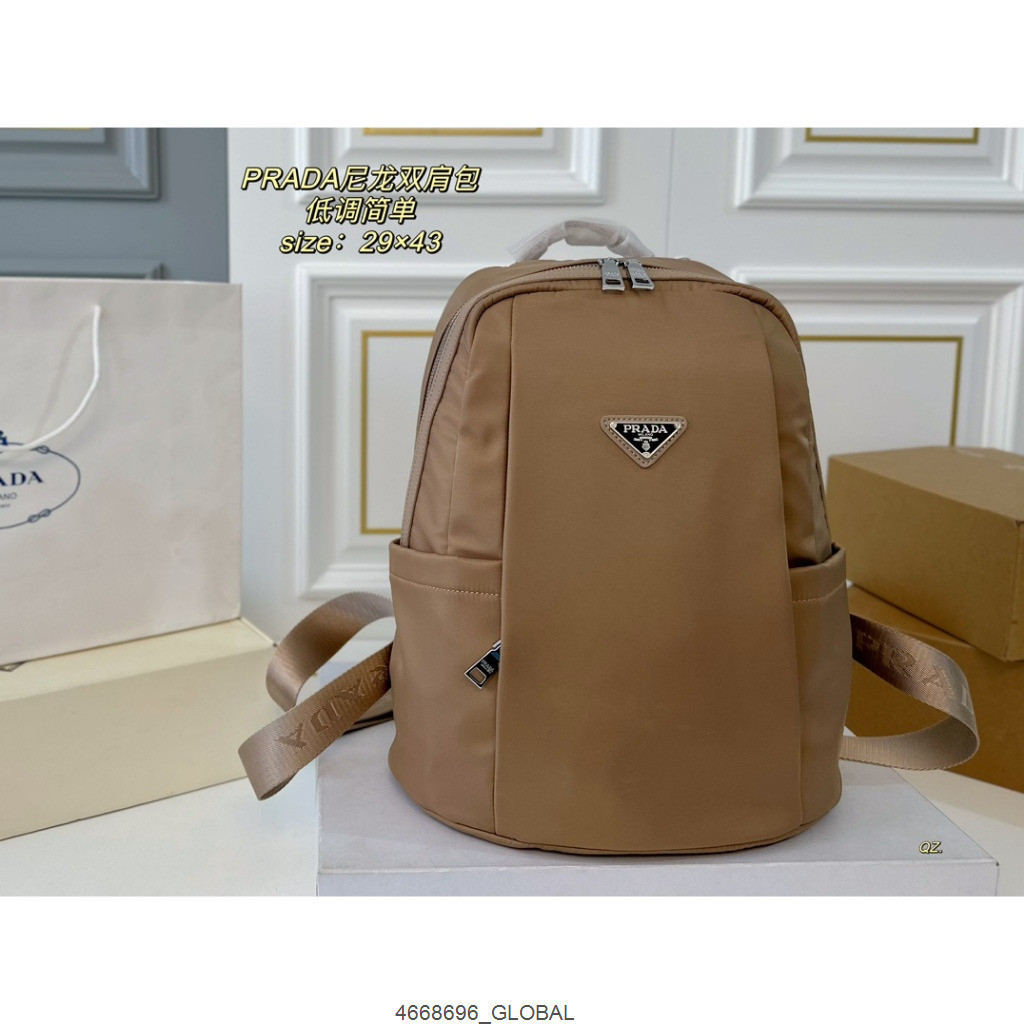 100%1：1 P-Retro Classic Latest Nylon Clamshell Backpack | Shopee Malaysia